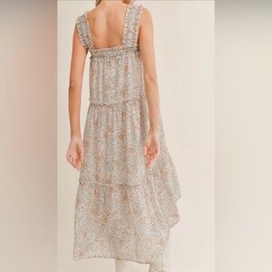 Sadie & Sage Cream and Black Patterned Dress